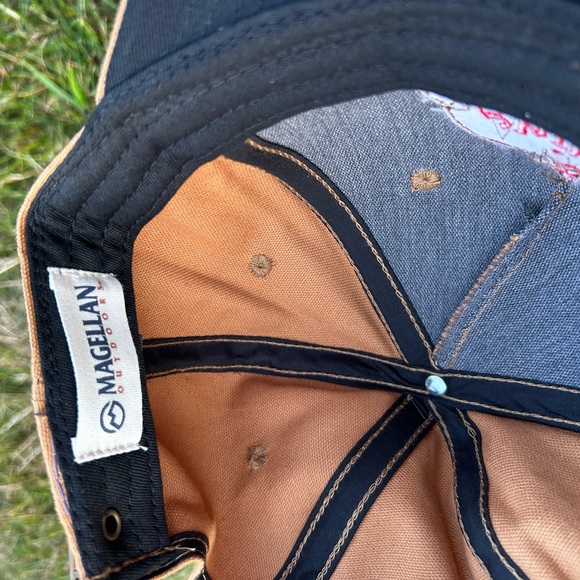 NWT Magellan Outdoors & Shiner Bock Tan Hat Adjustable Band Cap - Picture 3 of 11